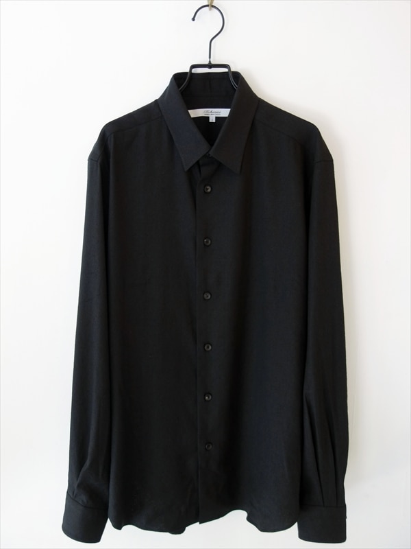 TOKIARI���ȥ�����/ 'HIKARU' NAKED SHIRT - LINEN SILK 2.1.0/ �֥�å�