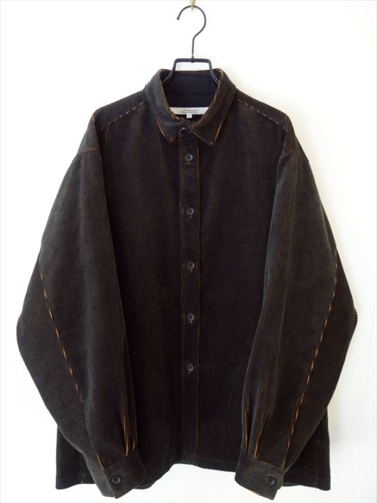 TOKIARI���ȥ�����/ 'TOTEM' OVERSHIRT 1.0.0 - INDIGO VINTAGE CORDUROY/ �֥饦��