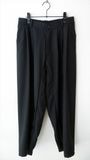 TOKIARI���ȥ�����/ 'JAN' THREE TUCK PANTS - SERGE WOOL 3.0.0/ �֥�å�