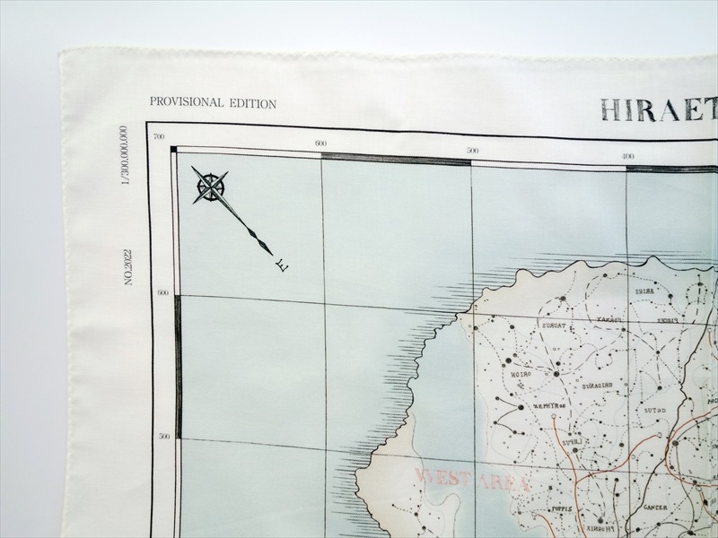 ASEEDONCLOUD���������ɥ󥯥饦��/ Handkerchief/ Atlas (Hiraeth map print)