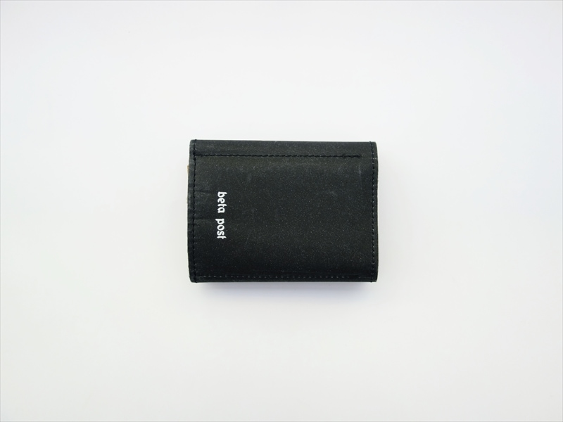 beta post���١����ݥ���/ cardboardic trifold wallet/ �֥�å�