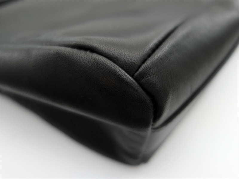 Post Production���ݥ��ȥץ����������/ 2 Pocket tote bag - Medium/ Horse Wax/ �֥�å�