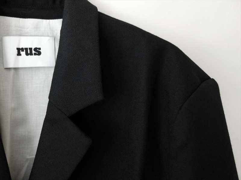 rus���롼��/ TELON tailored jacket(Ladies')/ �֥�å�