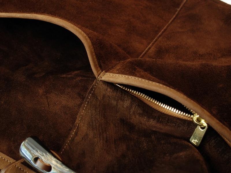 Post Production���ݥ��ȥץ����������/ 2 Pocket tote bag/ Horse Suede�ʥ֥饦���