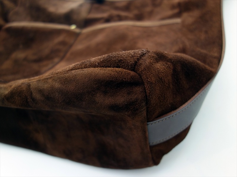 Post Production���ݥ��ȥץ����������/ 2 Pocket tote bag/ Horse Suede�ʥ֥饦���
