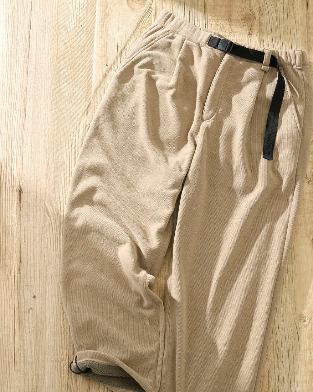 【M's】KNIT FLEECE BELT PANTS/ニットフリースベルトパンツ