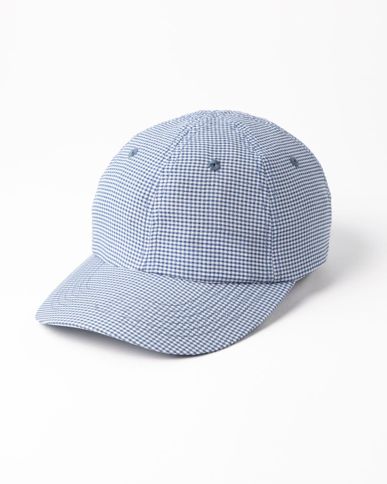 [Unisex]6 PANEL DRAWCODE CAP HIGH AIR PERMEABILITY CHECK/6パネル ドローコードキャップ