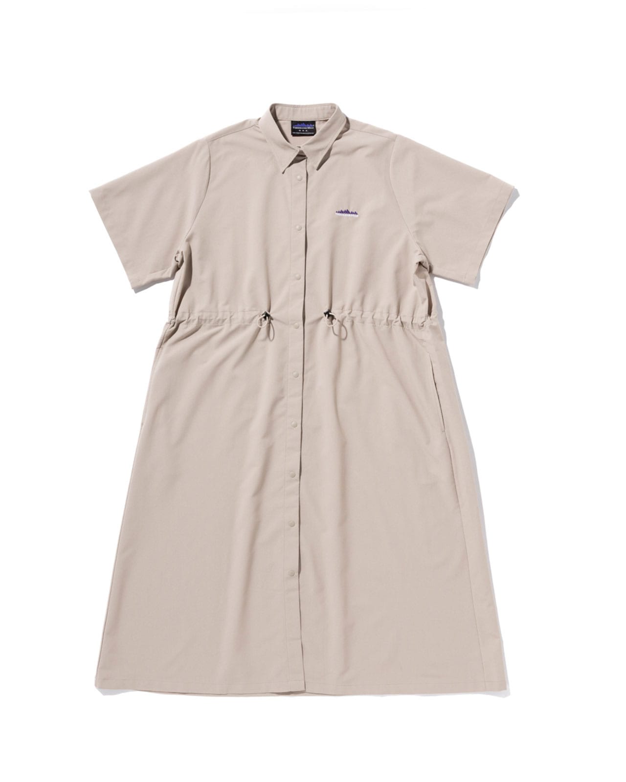 [L's]SHORT SLEEVE SNAP OP HIGH AIR PERMEABILITY/ショートスリーブスナップワンピース