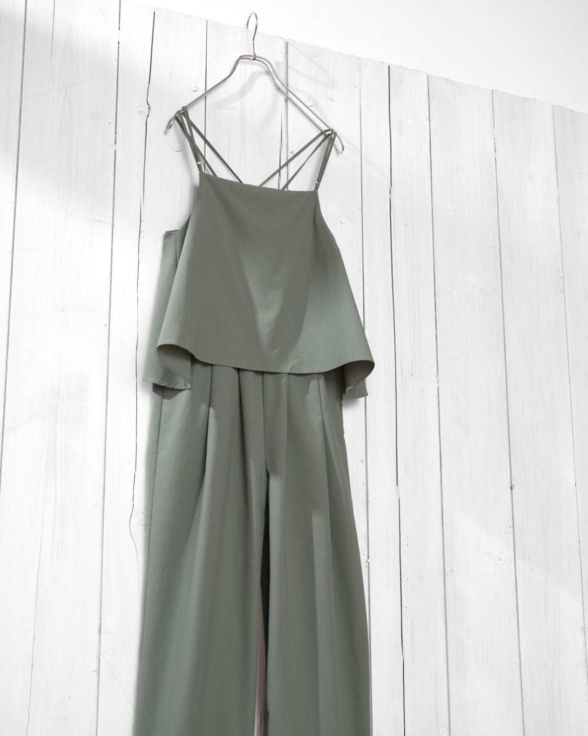 [L's]CAMISOLE SALOPETTE HIGH AIR PERMEABILITY/キャミソールサロペット