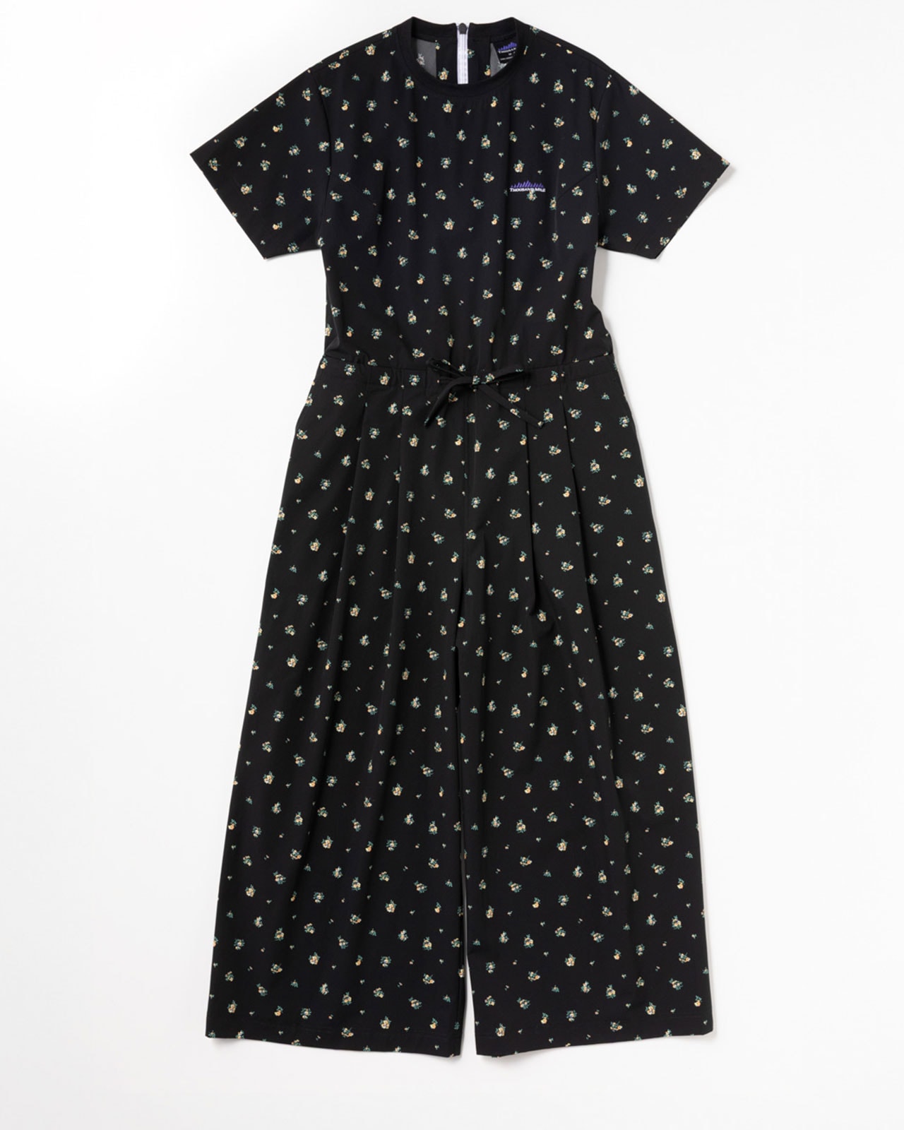 [L's]SHORT SLEEVE ALL IN ONE NY/PU PRINT/ショートスリーブオールインワン プリント