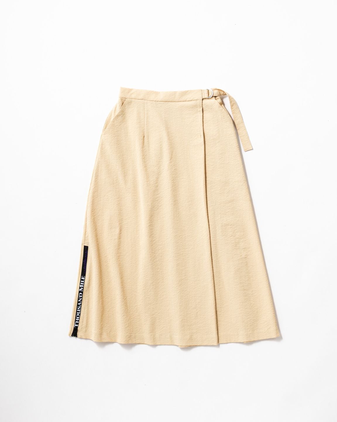 [L's]WRAPPED SKIRT SEERSUCKER/ラップスカートシアサッカー