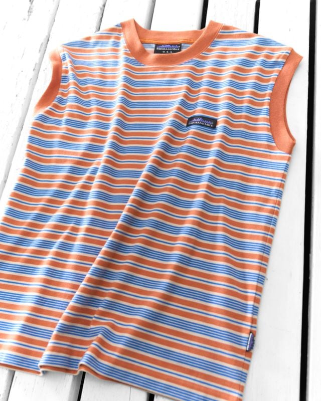 [L's]FRENCH SLEEVE T-SHIRT T/C JERSEY BORDER/フレンチスリーブTシャツ ボーダー