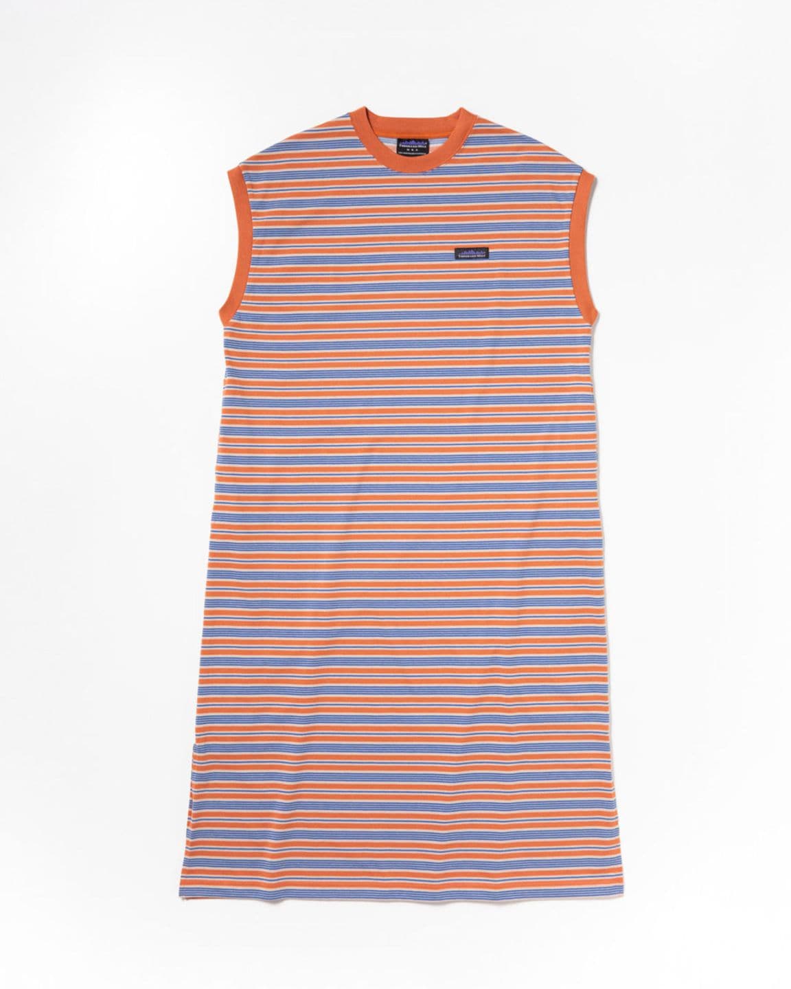 [L's]FRENCH SLEEVE OP BORDER T/C JERSEY/フレンチスリーブワンピース ボーダー