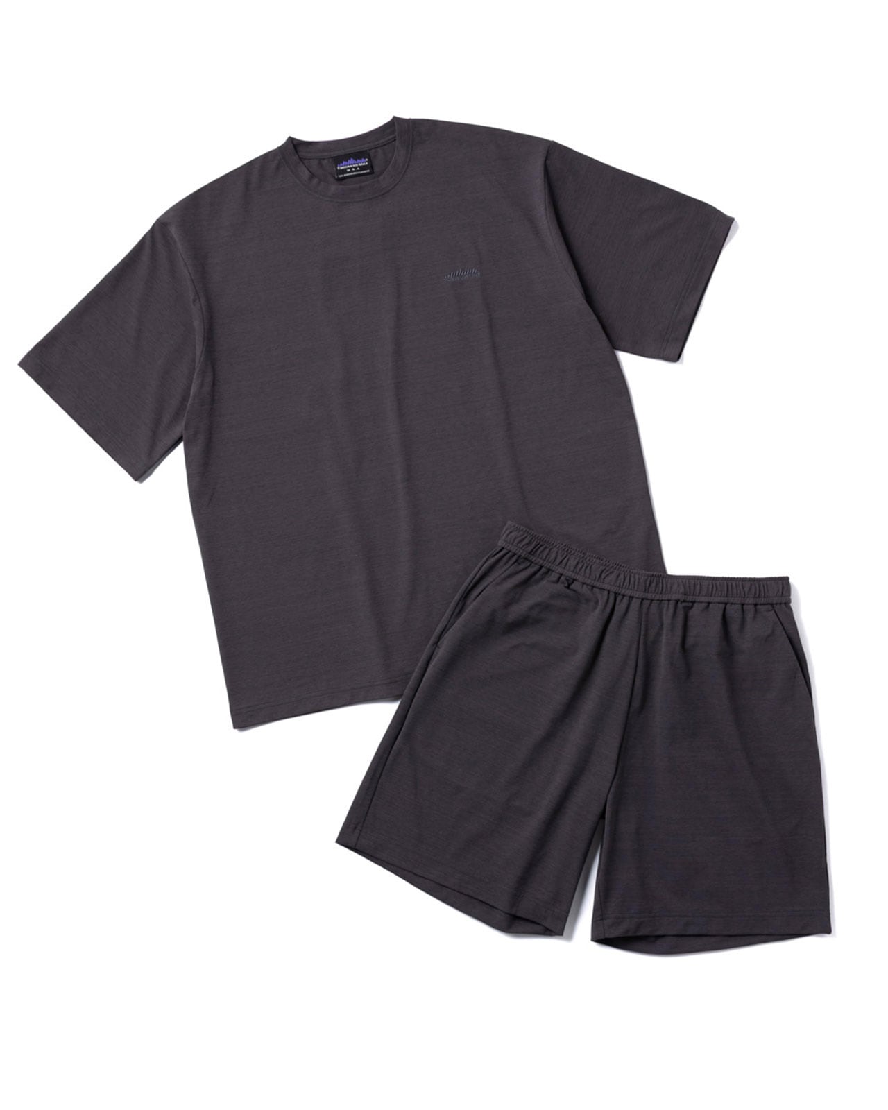 【M's】SHORT SLEEVE T-SHIRT & SHORT PANTS SET LUXELEAF JERSEY/ショートスリーブTシャツ&ショートパンツセット
