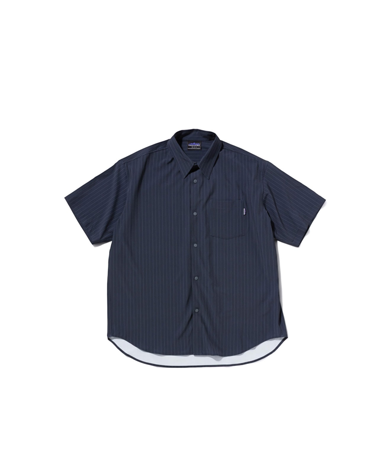 【M's】SHORT SLEEVE SHIRT T/PU(PRINT)/ショートスリーブシャツ ストライププリント