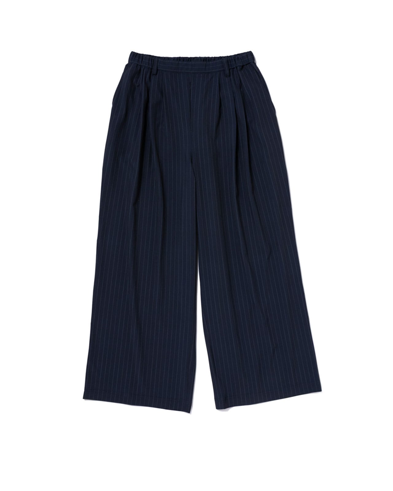 【L's】LONG WIDE PANTS T/PU(PRINT)/ロングワイドパンツ ストライププリント