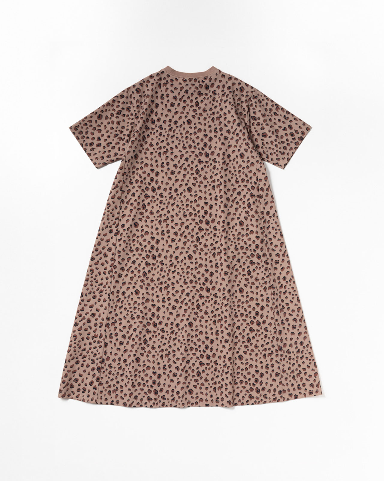 L's]SHORT SLEEVE OP NY/PU PRINT/ショートスリーブワンピース