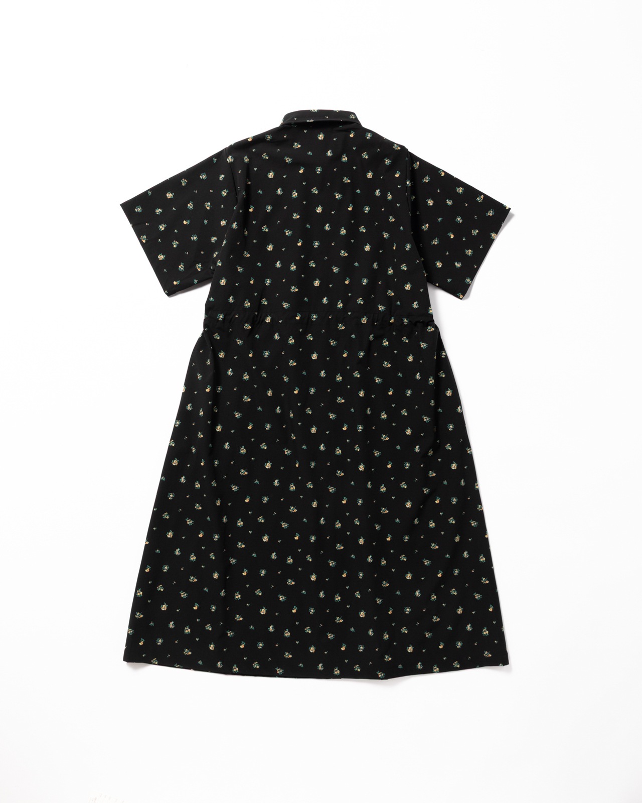 [L's]SHORT SLEEVE SNAP OP NY/PU PRINT/ショートスリーブスナップワンピース プリント