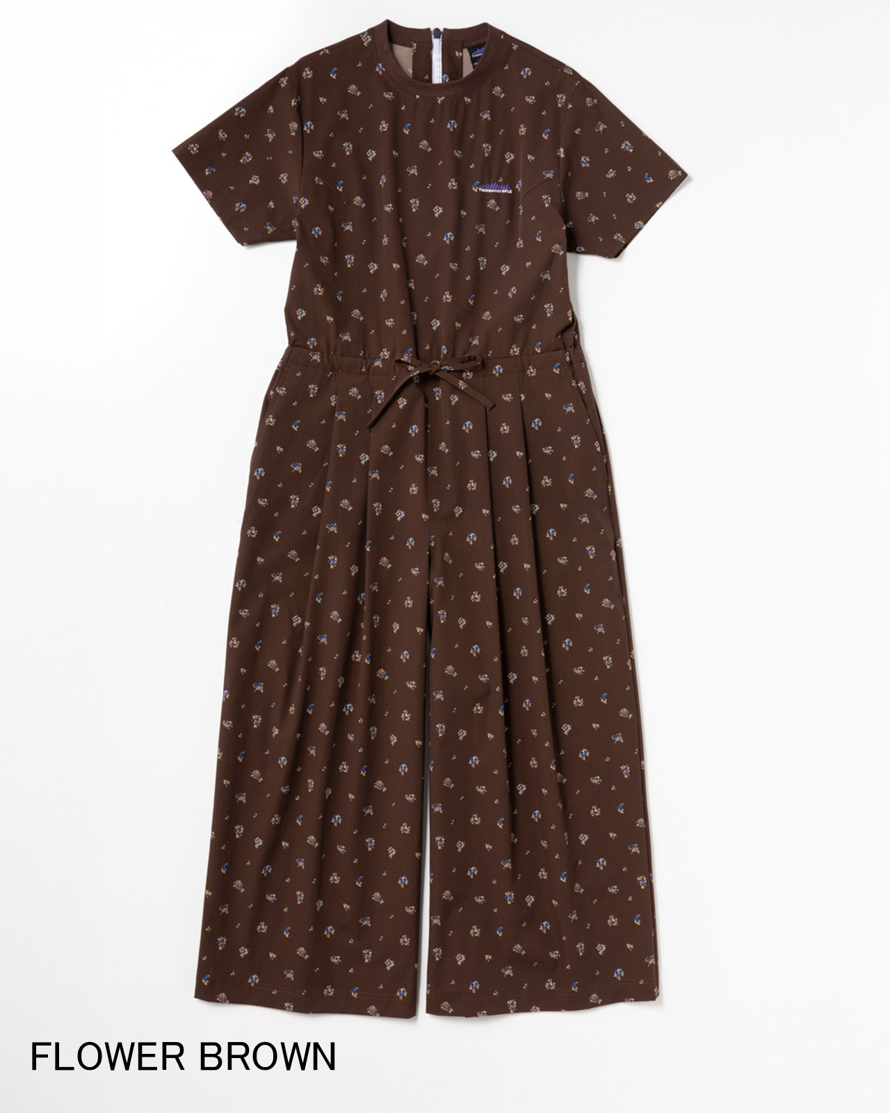 L's]SHORT SLEEVE ALL IN ONE NY/PU PRINT/ショートスリーブ