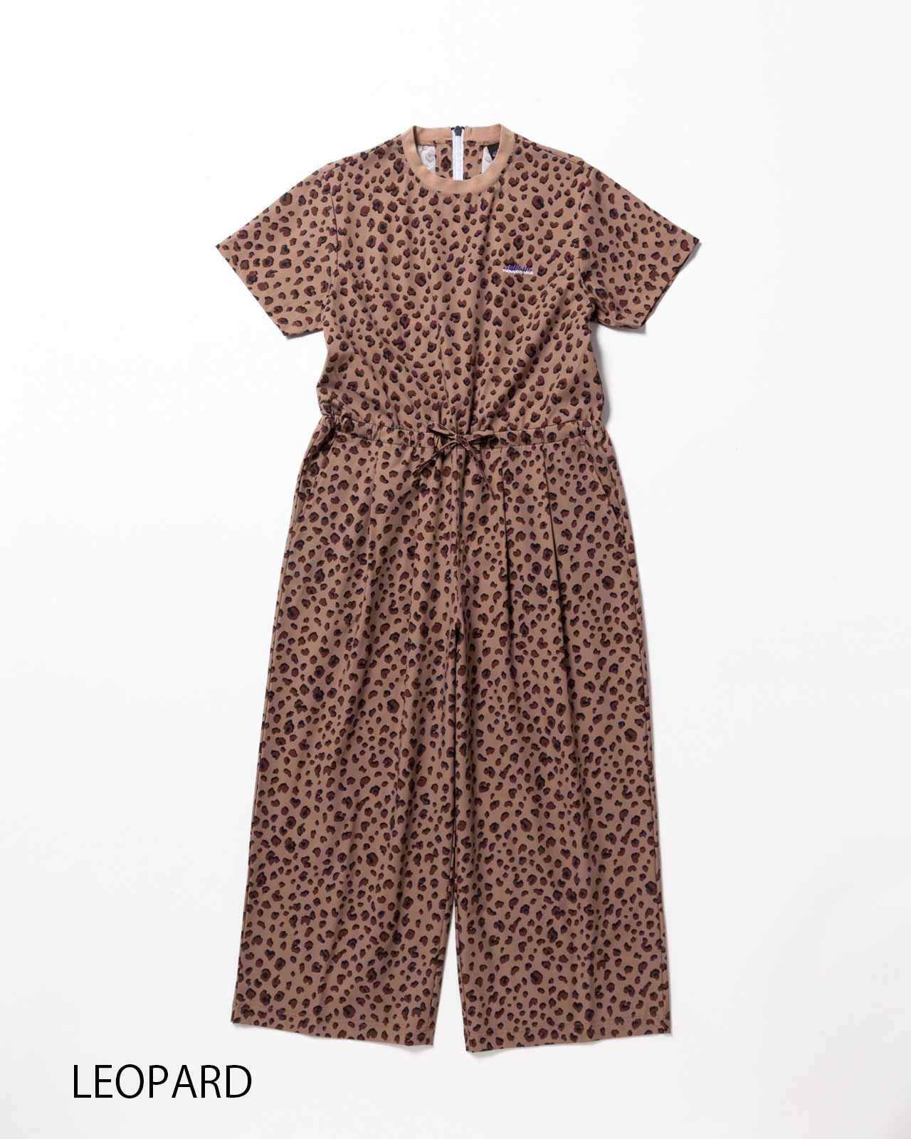 L's]SHORT SLEEVE ALL IN ONE NY/PU PRINT/ショートスリーブ