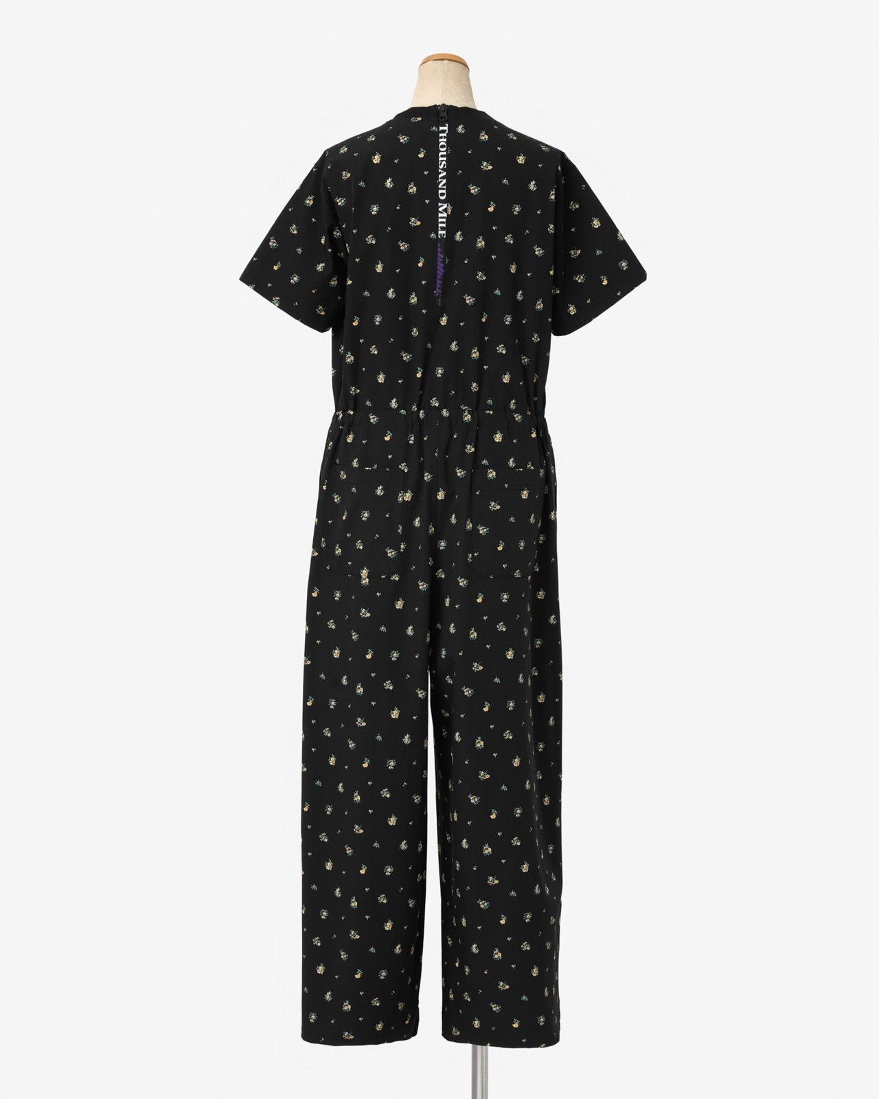 L's]SHORT SLEEVE ALL IN ONE NY/PU PRINT/ショートスリーブ
