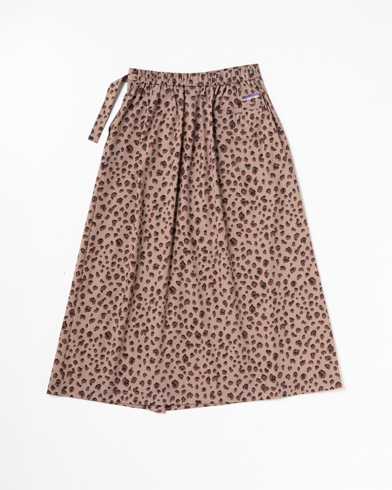 [L's]WRAPPED SKIRT NY/PU PRINT/ラップスカート プリント