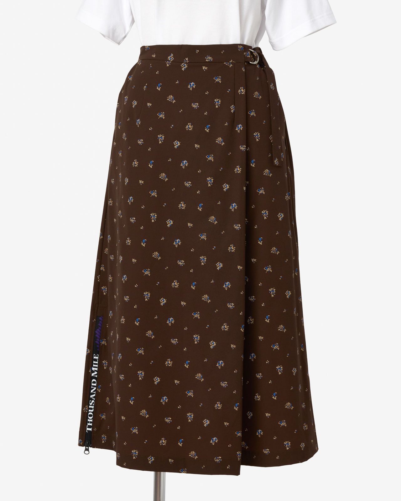 L's]WRAPPED SKIRT NY/PU PRINT/ラップスカート プリント | ブランド