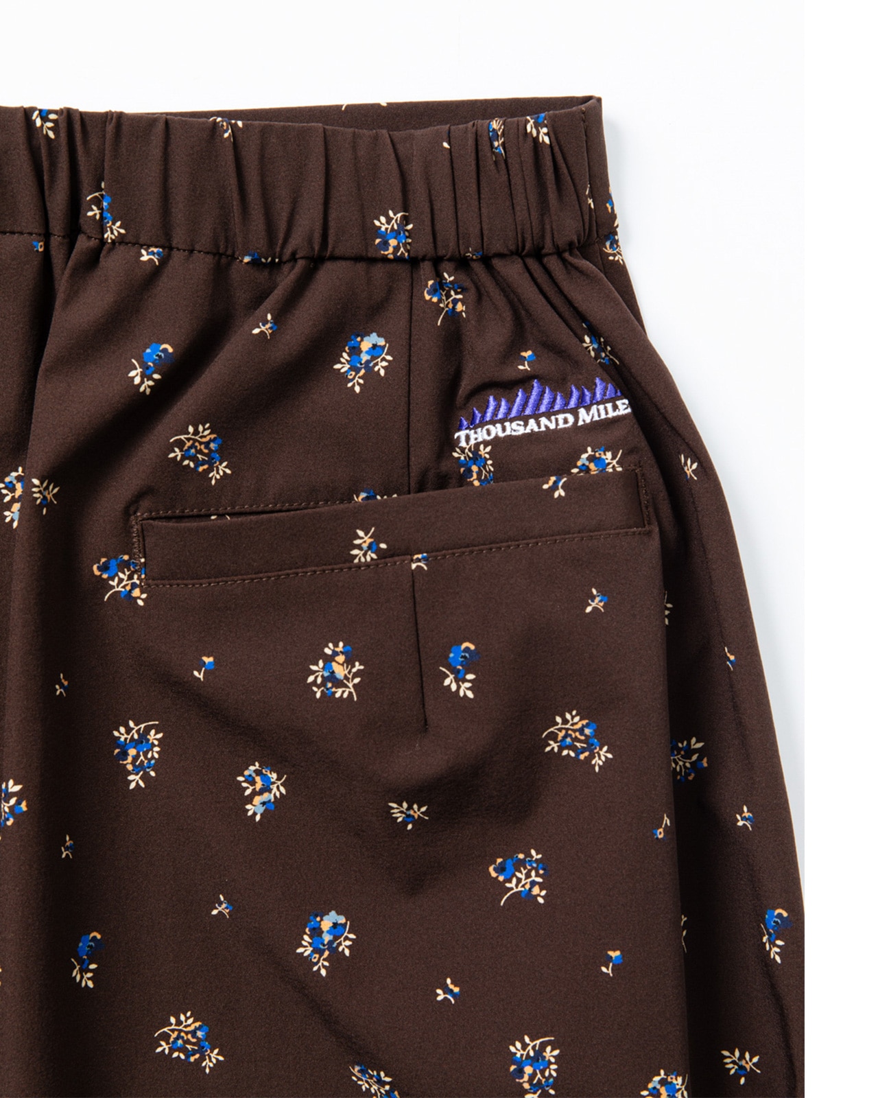 [L's]WRAPPED SKIRT NY/PU PRINT/ラップスカート プリント