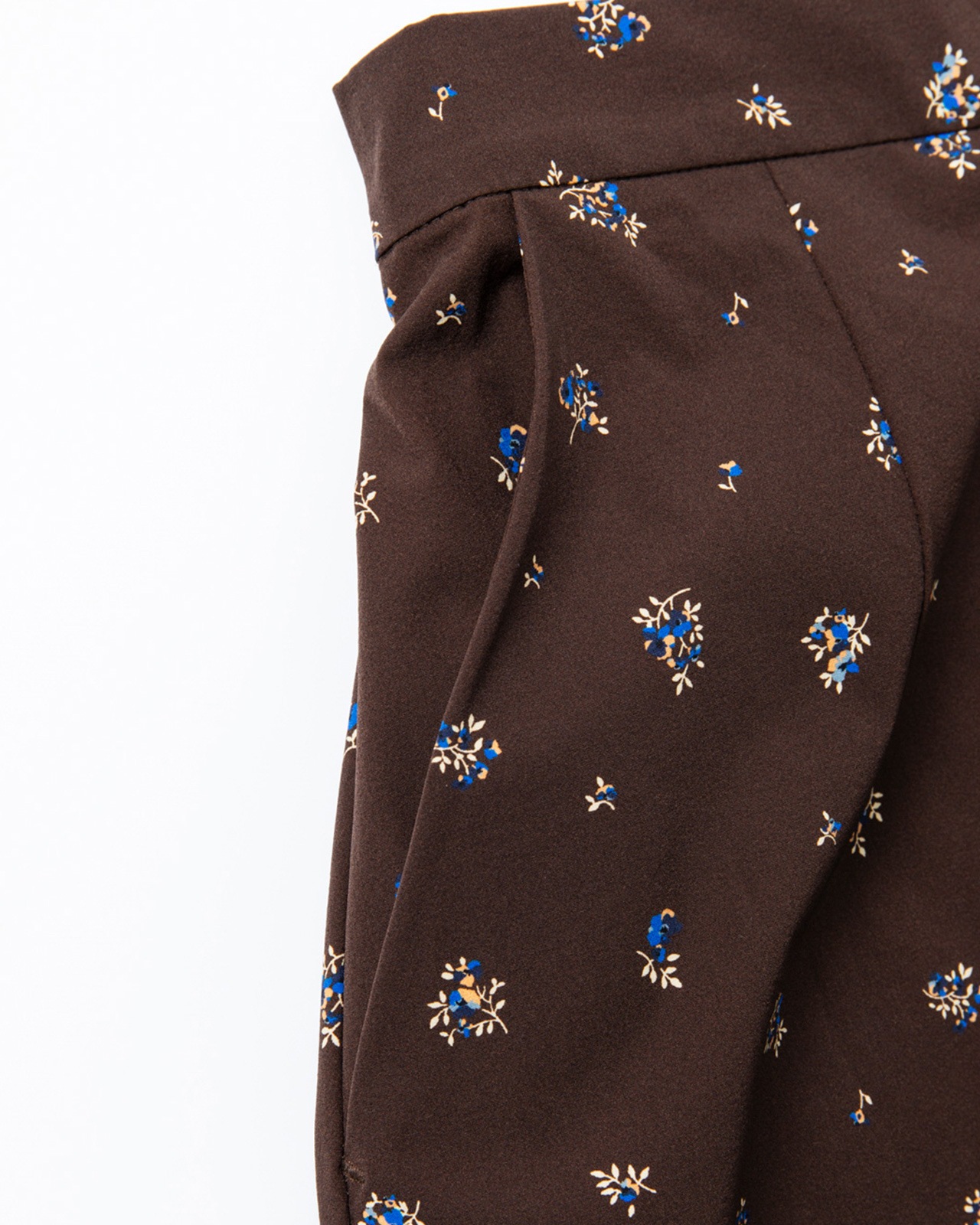 [L's]WRAPPED SKIRT NY/PU PRINT/ラップスカート プリント