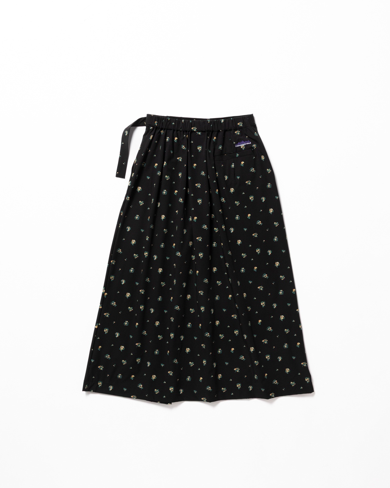 [L's]WRAPPED SKIRT NY/PU PRINT/ラップスカート プリント