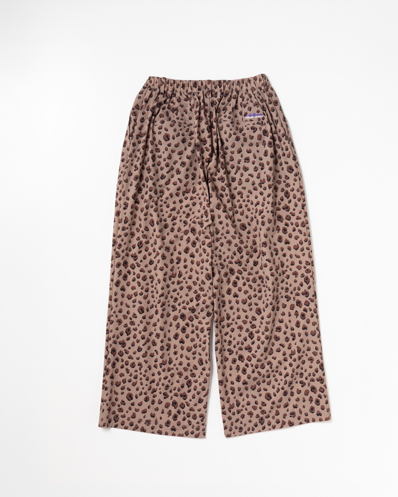 [L's]LONG WIDE PANTS NY/PU PRINT/ロングワイドパンツ プリント
