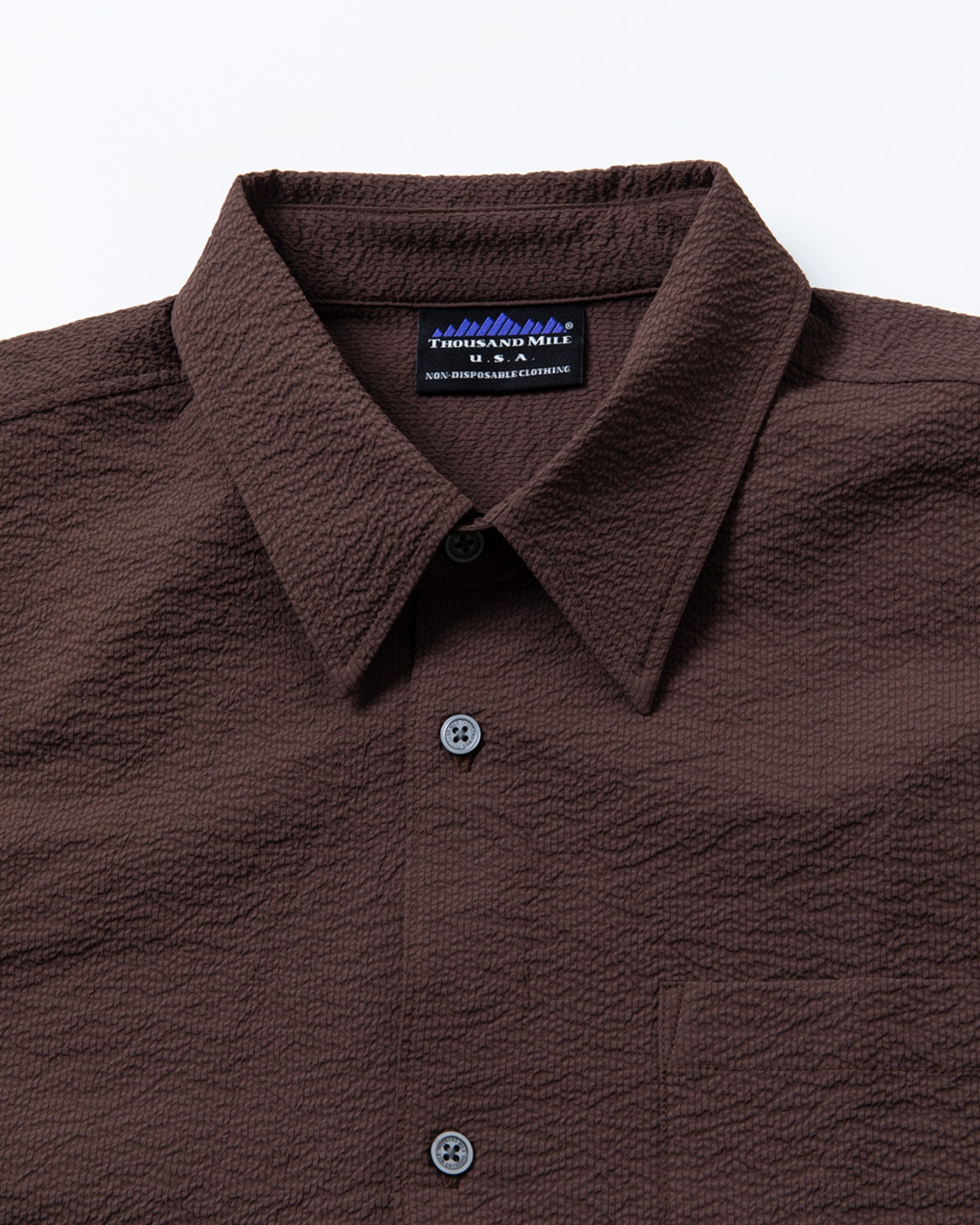 [M's]SHORT SLEEVE SHIRT SEERSUCKER/ショートスリーブシャツ シアサッカー