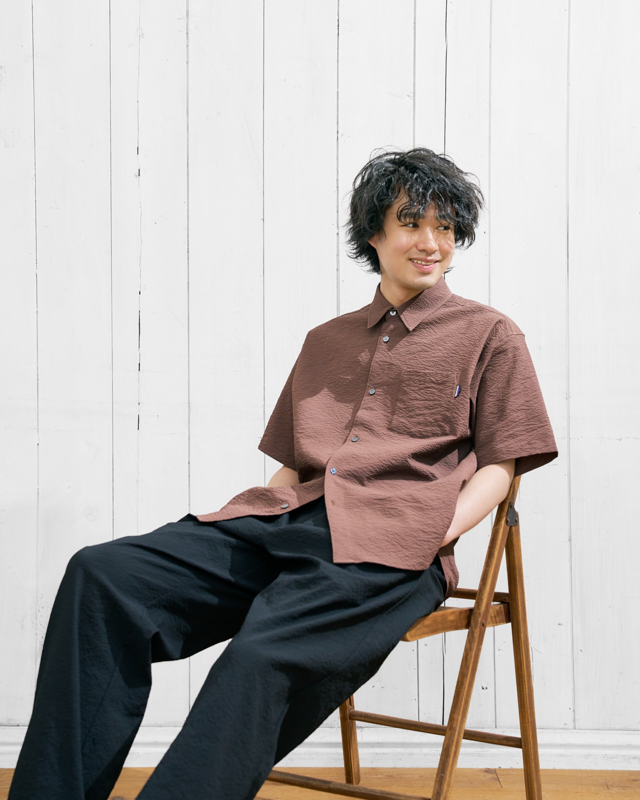 [M's]SHORT SLEEVE SHIRT SEERSUCKER/ショートスリーブシャツ シアサッカー