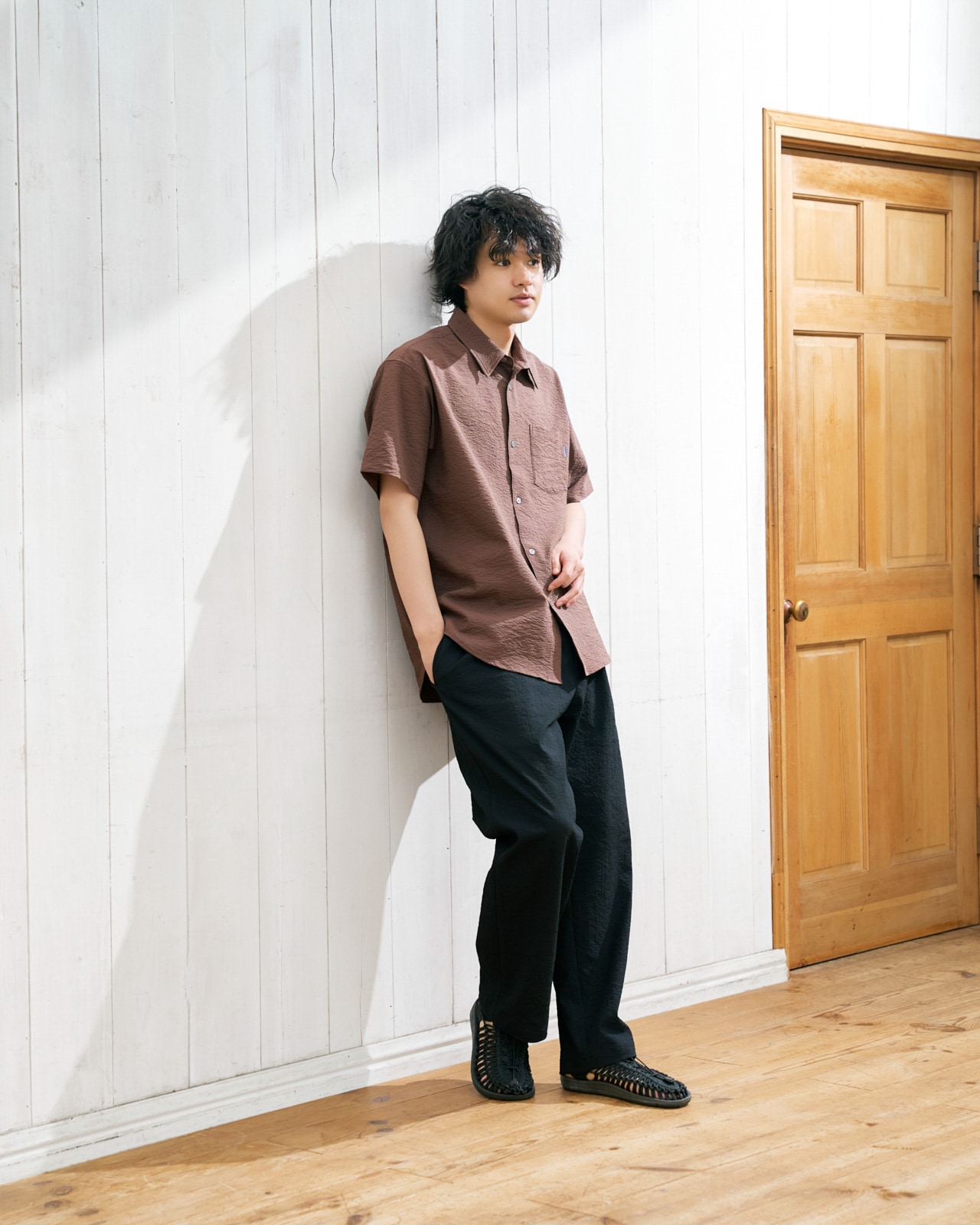 [M's]SHORT SLEEVE SHIRT SEERSUCKER/ショートスリーブシャツ シアサッカー