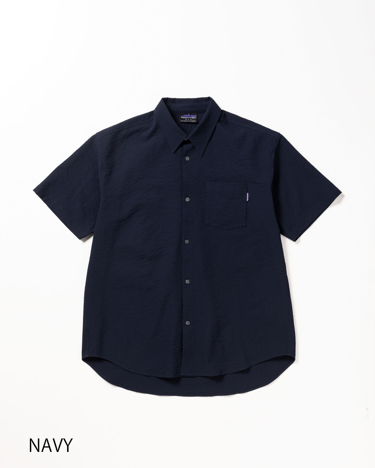 [M's]SHORT SLEEVE SHIRT SEERSUCKER/ショートスリーブシャツ シアサッカー