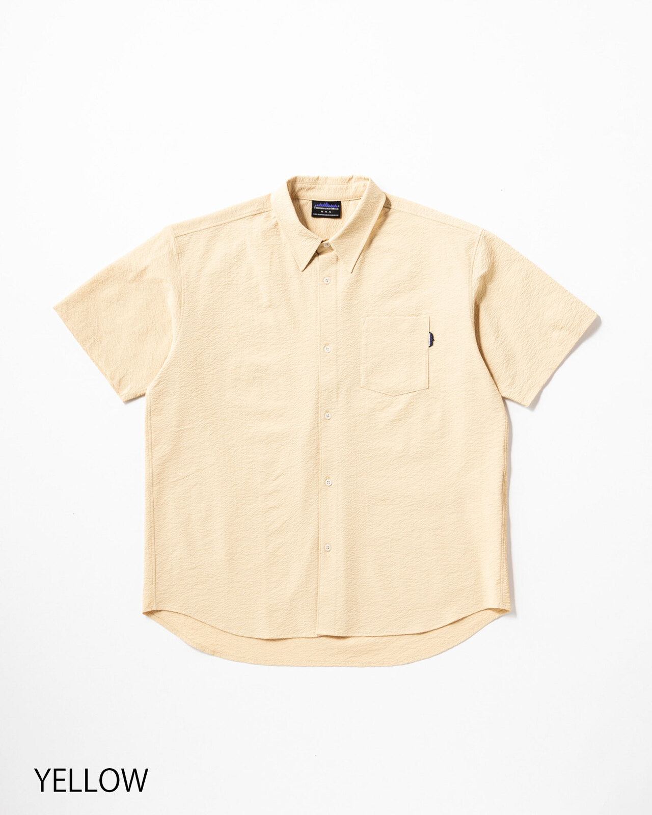 [M's]SHORT SLEEVE SHIRT SEERSUCKER/ショートスリーブシャツ シアサッカー