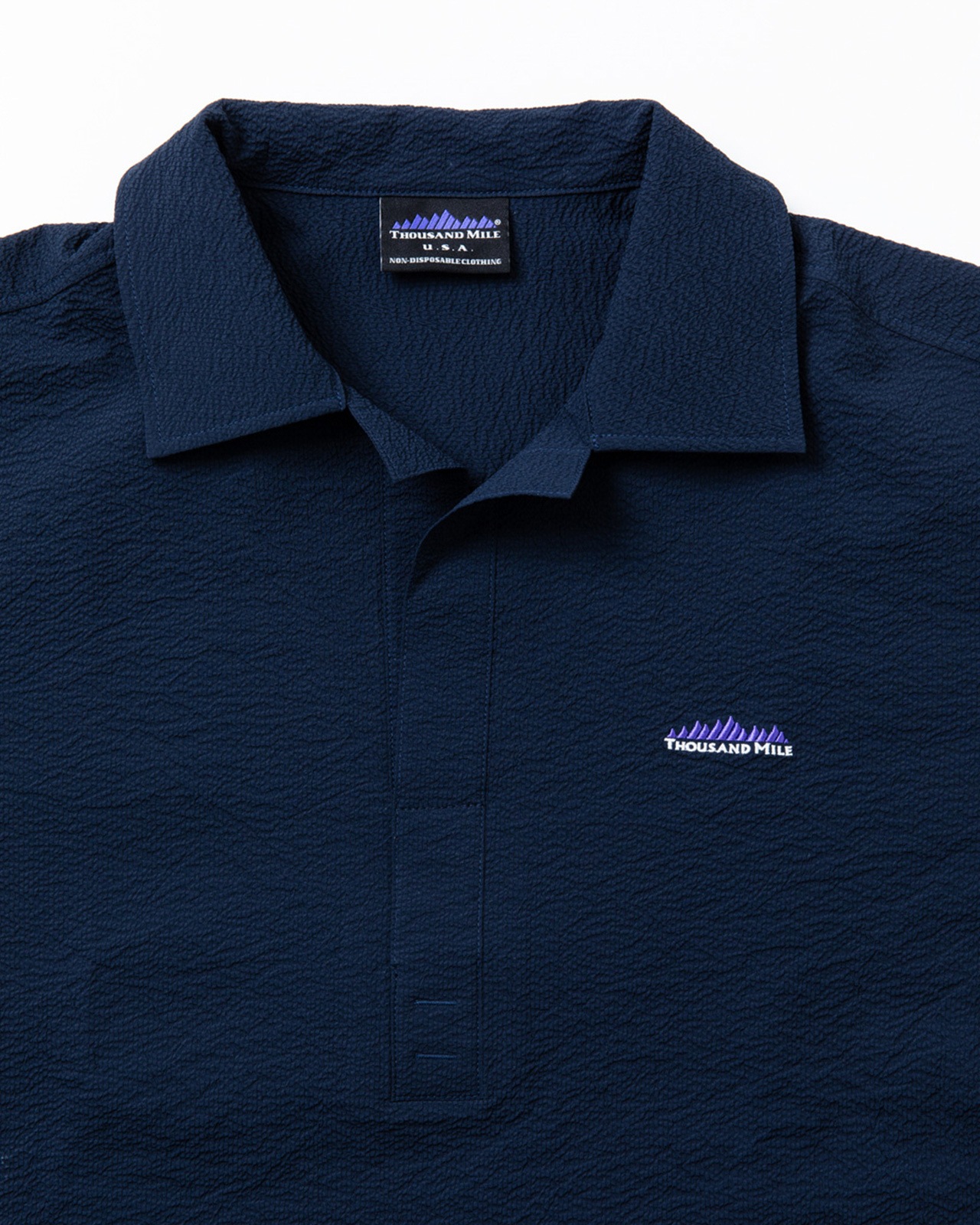 [M's]SHORT SLEEVE SKIPPER SHIRT SEERSUCKER/ショートスリーブスキッパーシャツ シアサッカー
