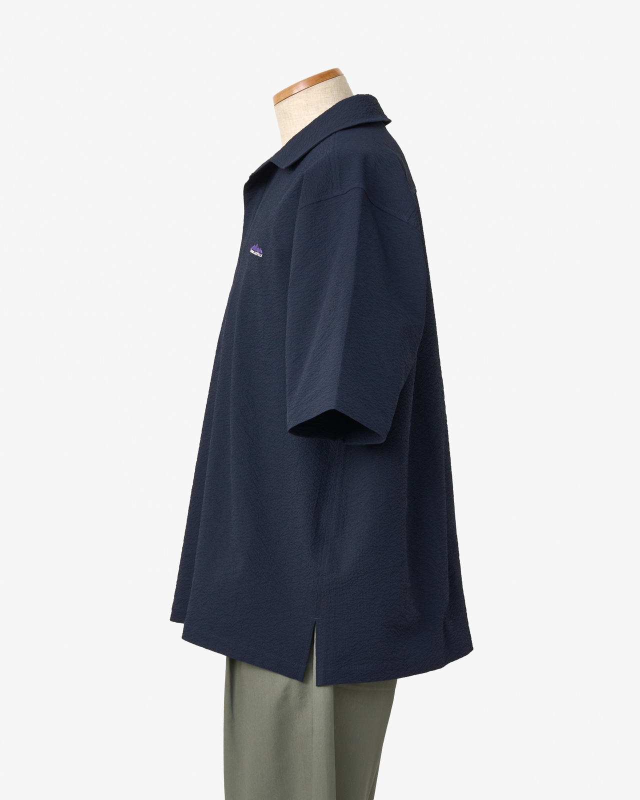 M's]SHORT SLEEVE SKIPPER SHIRT SEERSUCKER/ショートスリーブ