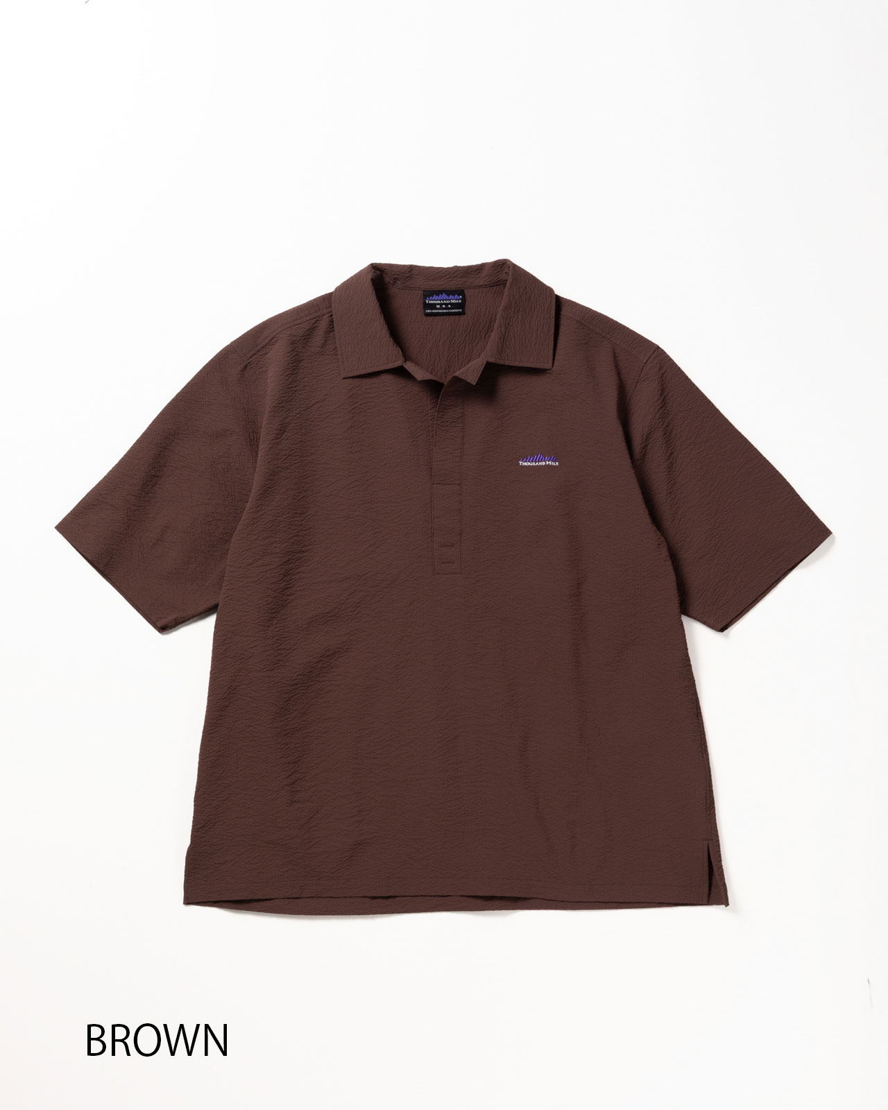 M's]SHORT SLEEVE SKIPPER SHIRT SEERSUCKER/ショートスリーブ