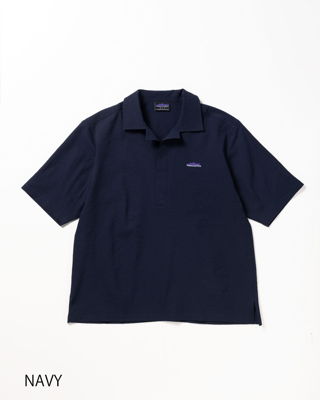 [M's]SHORT SLEEVE SKIPPER SHIRT SEERSUCKER/ショートスリーブスキッパーシャツ シアサッカー