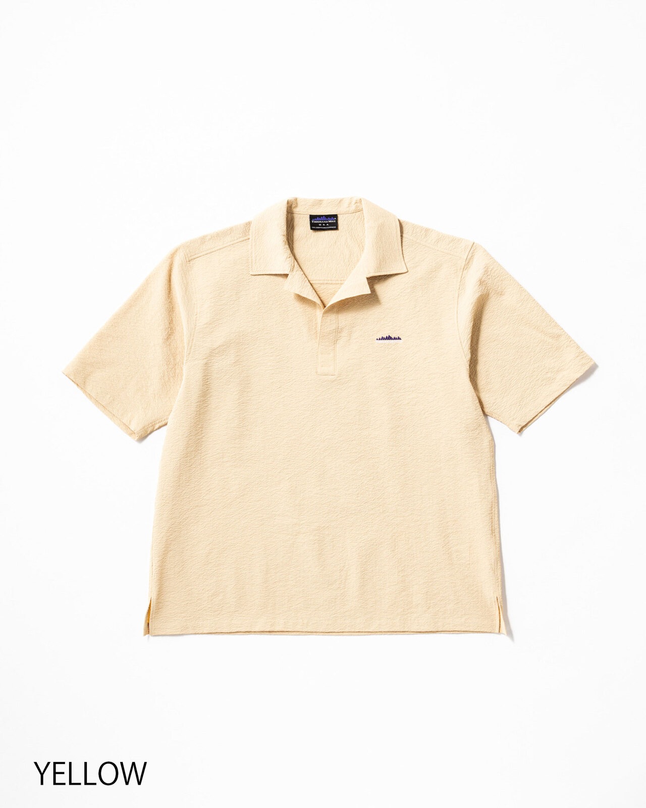 [M's]SHORT SLEEVE SKIPPER SHIRT SEERSUCKER/ショートスリーブスキッパーシャツ シアサッカー