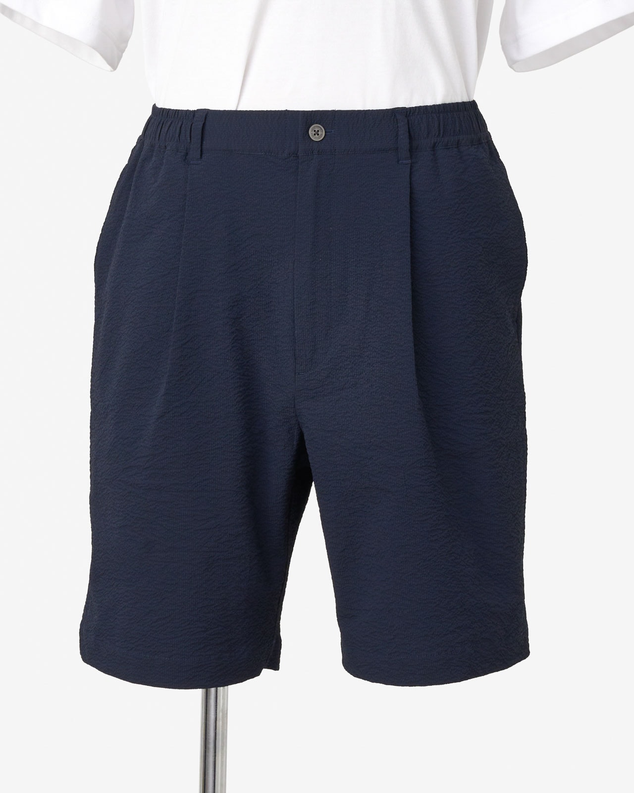 M's]TUCK SHORT PANTS SEERSUCKER/タックショートパンツ シアサッカー