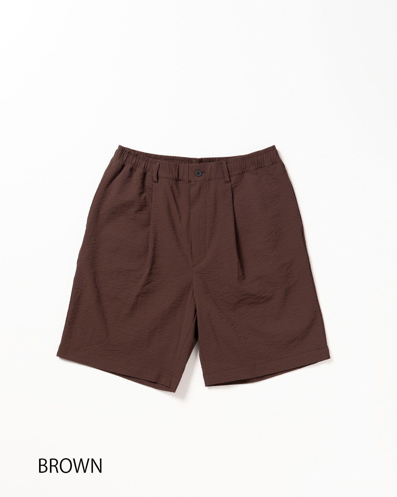 M's]TUCK SHORT PANTS SEERSUCKER/タックショートパンツ シアサッカー
