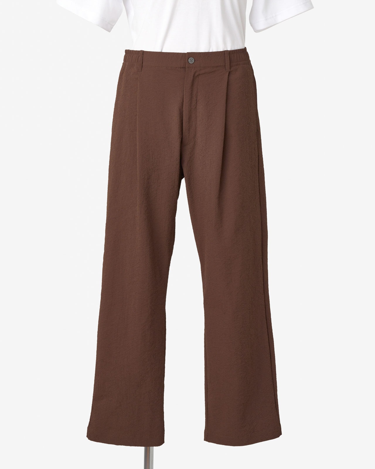 M's]TUCK LONG PANTS SEERSUCKER/タックロングパンツ シアサッカー