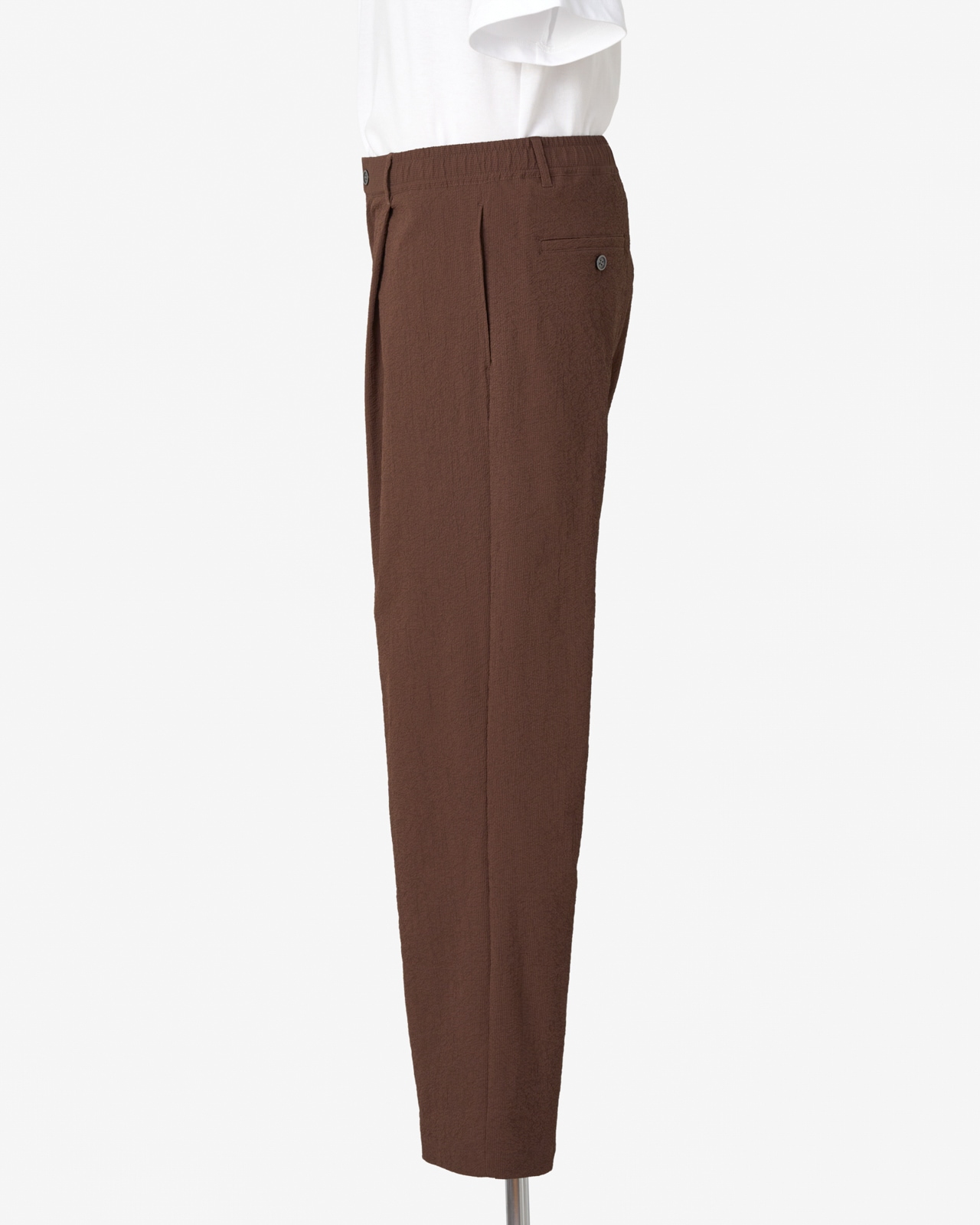 M's]TUCK LONG PANTS SEERSUCKER/タックロングパンツ シアサッカー