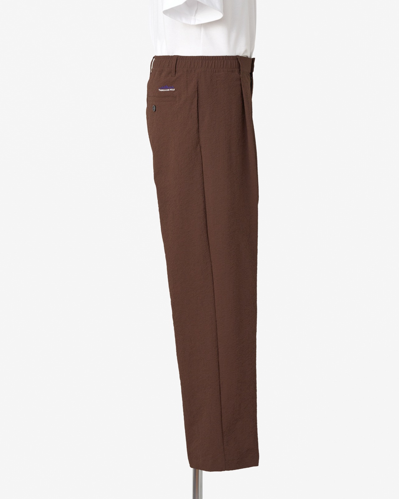 M's]TUCK LONG PANTS SEERSUCKER/タックロングパンツ シアサッカー