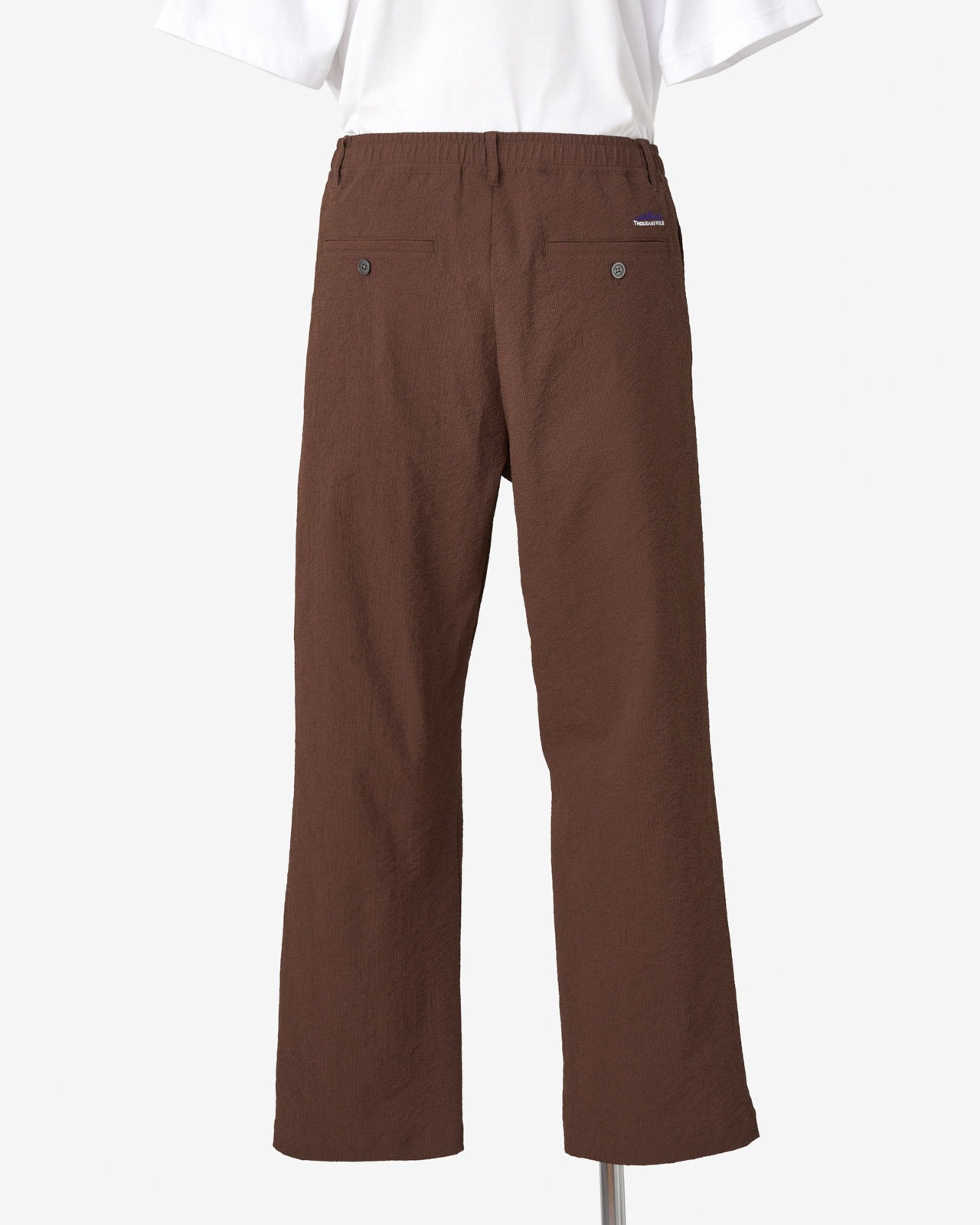 M's]TUCK LONG PANTS SEERSUCKER/タックロングパンツ シアサッカー