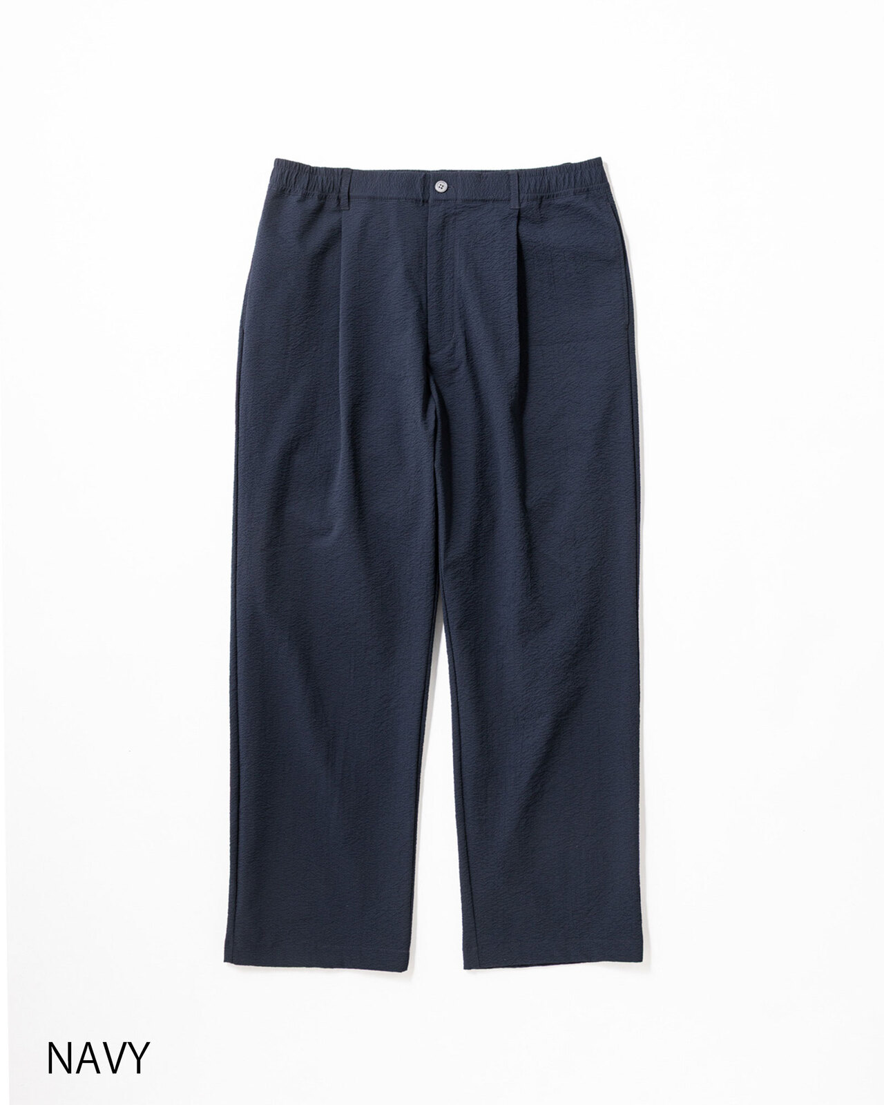 M's]TUCK LONG PANTS SEERSUCKER/タックロングパンツ シアサッカー