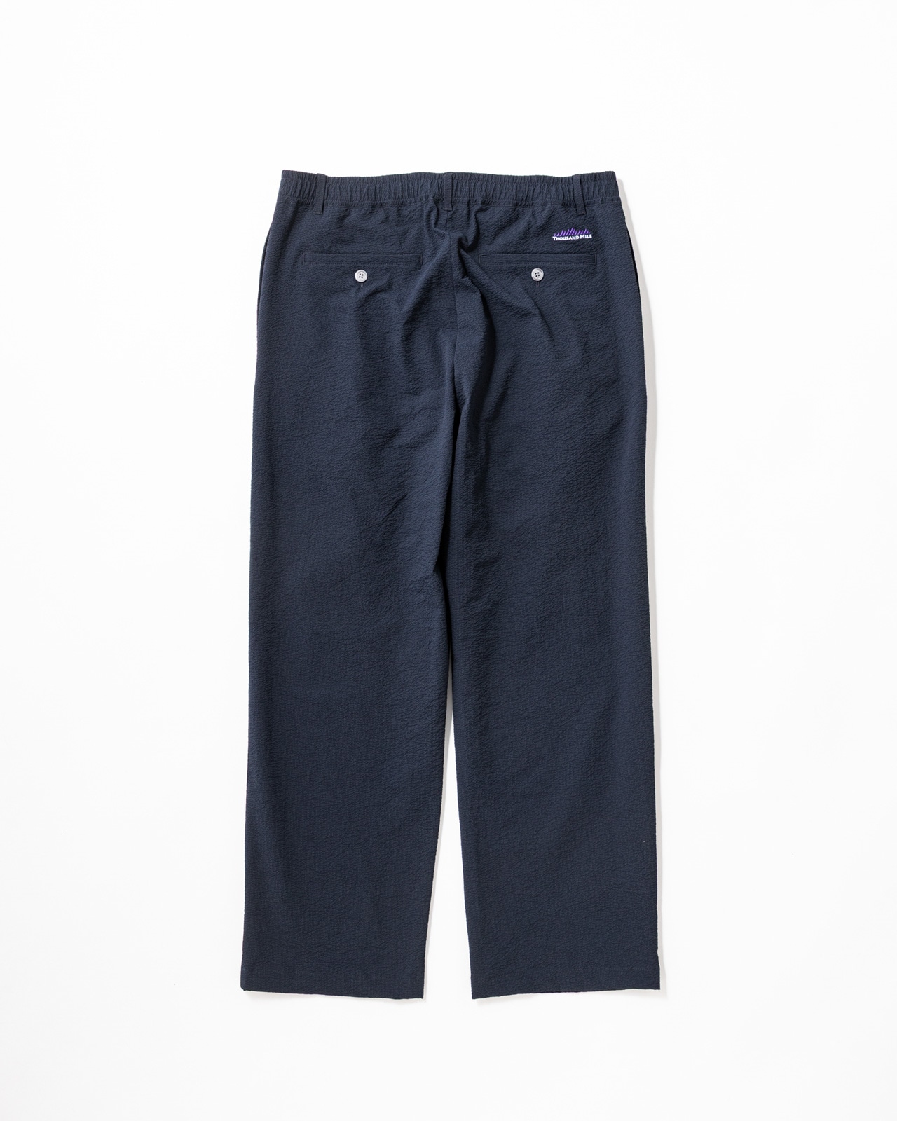 M's]TUCK LONG PANTS SEERSUCKER/タックロングパンツ シアサッカー