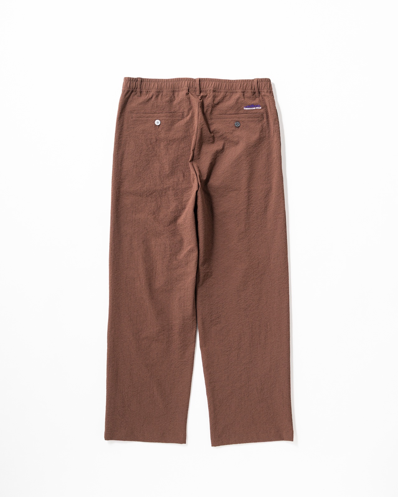 M's]TUCK LONG PANTS SEERSUCKER/タックロングパンツ シアサッカー